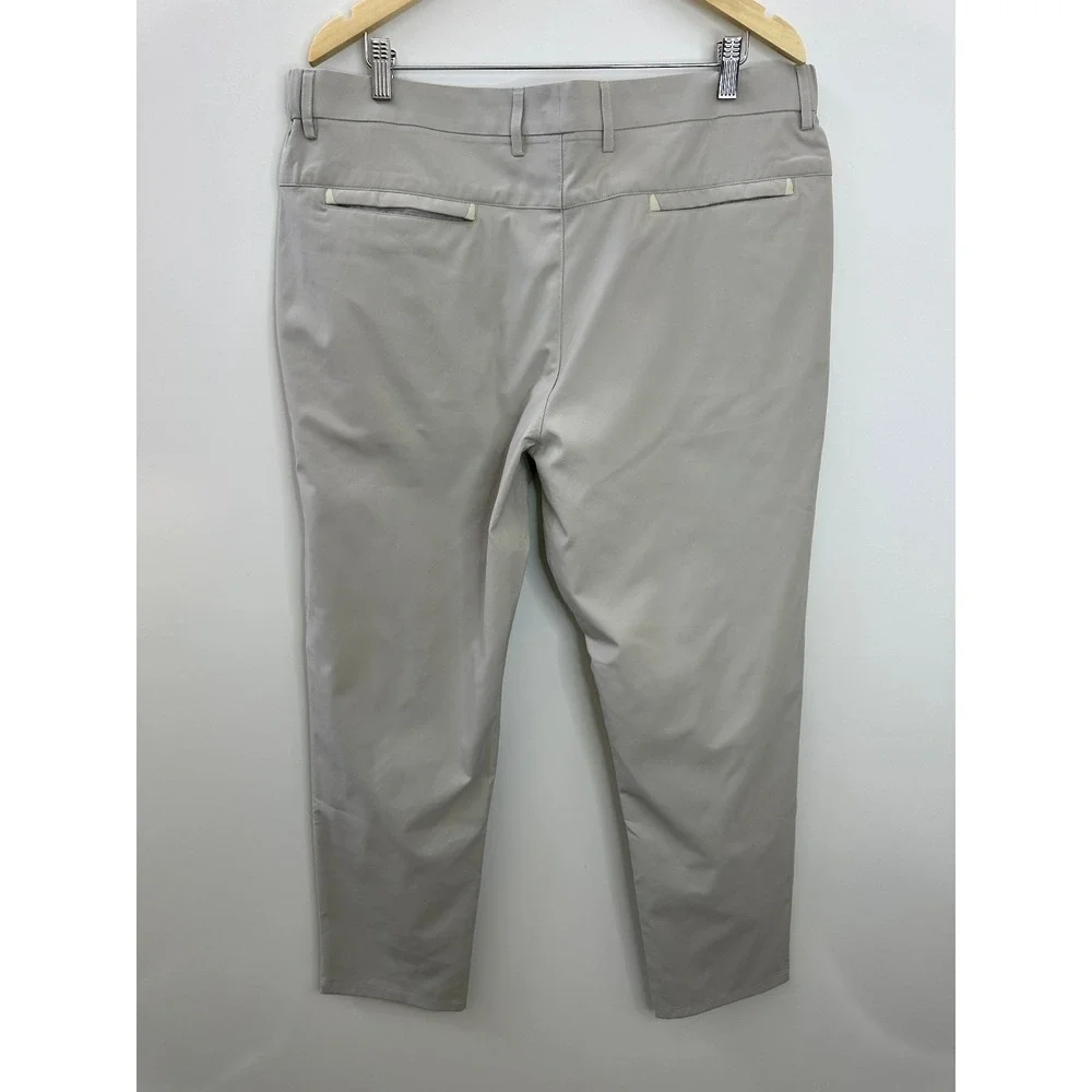 Jack Archer Jetsetter Tech Pants 38 x 30 Stone Golf Travel Performance Stretch - Picture 8 of 8